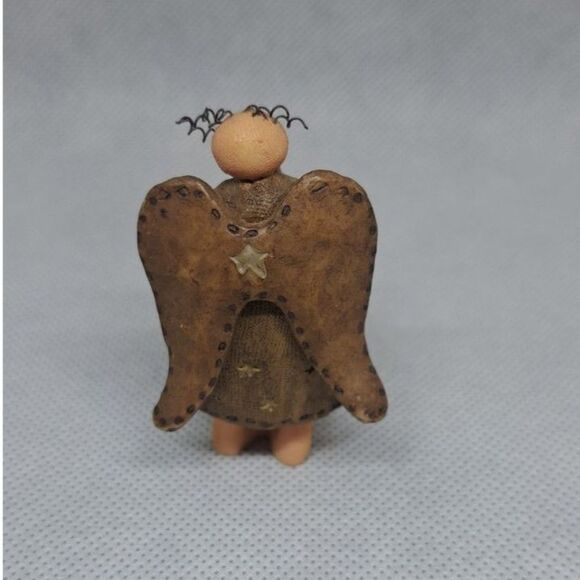 Honey and Me Mini Angel – July Birthstone Star– Primitive Country Decor Figurine - Picture 2 of 4